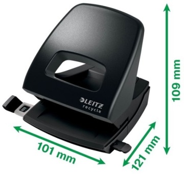 Leitz NeXXt Дырокол для макулатуры до 30 листов черный