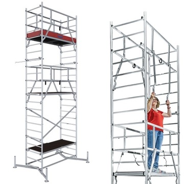KRAUSE ClimTec Rusztowanie 7,0 m bez rolek