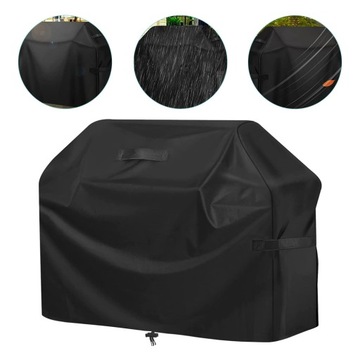 Protective tarpaulin for gas grill. Dust-proof