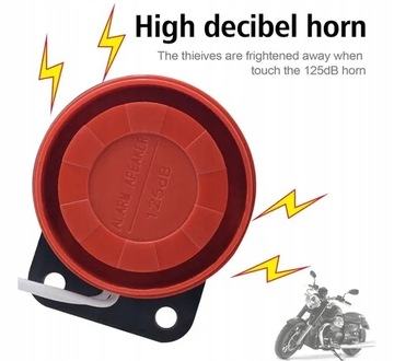 Комплект охранной сигнализации для мотоцикла