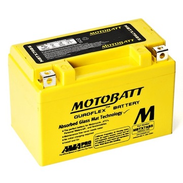 Akumulator AGM żelowy MotoBatt MBTX7ABS