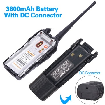 Аккумулятор Baofeng UV82 3800 мАч с вилкой
