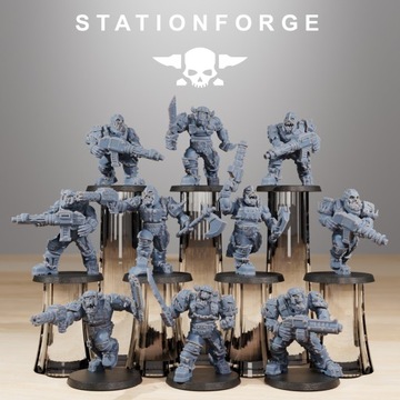 Orkaz Berserkers - Station Forge - Minifaktura