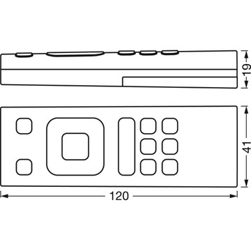 Pilot Zdalnego Sterowania Sterujący Kontroler RGBW SMART+ WIFI LEDVANCE