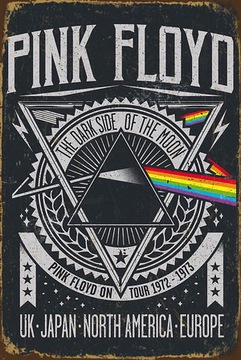 Tablica Ozdobna Blacha Pink Floyd A Concert Tour