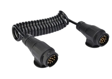 СПИРАЛЬНЫЙ УДЛИНИТЕЛЬНЫЙ КАБЕЛЬ ПРИЦЕПА 13-контактный УДЛИНИТЕЛЬНЫЙ КАБЕЛЬ 1,8 м