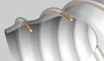 Труба Spiro для подачи пеллетной горелки Ø76-0,6mb