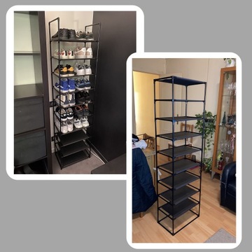 ПОЛКА ДЛЯ ОБУВИ 10 УРОВНЕЙ ЛЕГКАЯ УСТАНОВКА ПОЛКА ШКАФ КНИЖНЫЙ ШКАФ