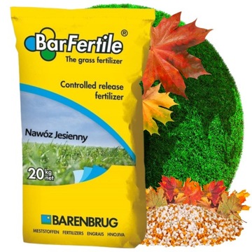 Jesienny nawóz do trawy - Barenbrug Late 20 kg