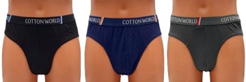3 мужских хлопковых труса COTTON WORLD 3XL