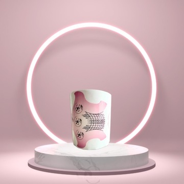 Шаблон для наращивания ногтей SEOL Cosmetics формы для ногтей 100 шт.