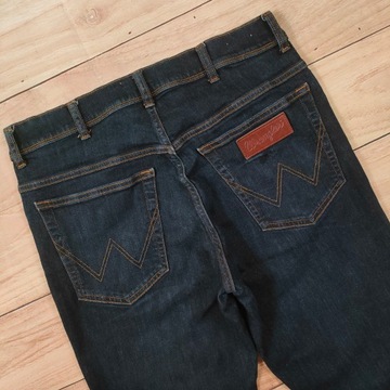 WRANGLER Texas Slim Spodnie Jeansowe Męskie r. W33 L32