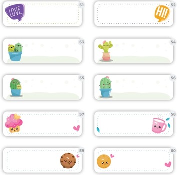 100 шт. ИМЕННЫЕ ЭТИКЕТКИ, ВОДОНЕПРОНИЦАЕМЫЕ НАКЛЕЙКИ ИМЕНИ