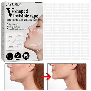 2x ленты для лифтинга лица для маскировки морщин на лице