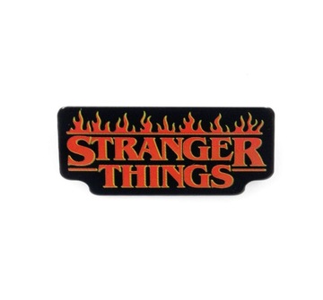 Przypinka do ubrań Stranger Things Fire metalowa