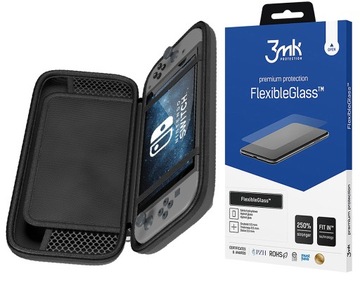 Etui HARDCASE do Nintendo Switch Oled + Szkło 3MK