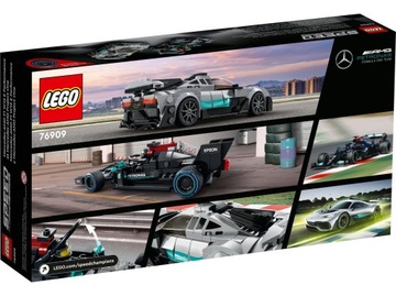 LEGO 76909 Mercedes-AMG F1 и Mercedes-AMG ONE.