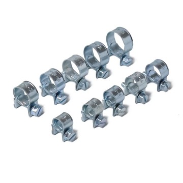 Набор зажимов GBS CLAMP CAMPS 135 шт. Витая зажимная лента 8-18 мм