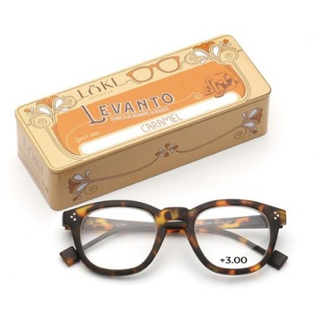 +3.0 Plusy LOKI - ITALY Okulary do komputera Blue Block okulary do czytania