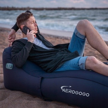 Автоматически надувной МАТРАС AEROGOGO GS1 BLUE CHAIR CHAIR
