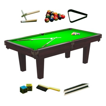 7FT Stół Bilardowy Radley Prime Pool Brązowy