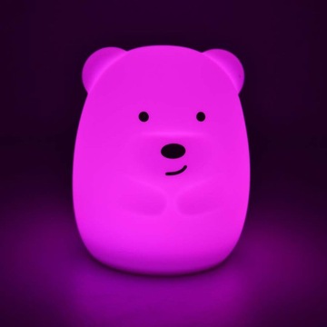СВЕТОДИОДНАЯ ЛАМПА МЕДВЕДЬ ДЛЯ РЕБЕНКА С ПУЛЬТОМ USB