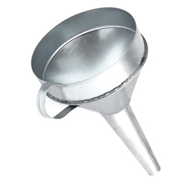 Воронка металлическая оцинкованная для сырой нефти с сетчатым фильтром