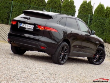 Jaguar F-Pace SUV 2.0 i4D 180KM 2017 Jaguar F-Pace BLACK 180KM 4x4 Kamera Led Skora Ambiente 2.0 Diesel 180KM, zdjęcie 9
