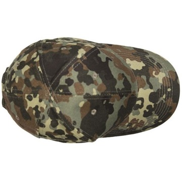 Czapka z daszkiem bejsbolówka moro Mil-Tec Baseball Cap - Flecktarn