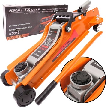 PODNOŚNIK SAMOCHODOWY HYDRAULICZNY NISKI ŻABA 2,5T