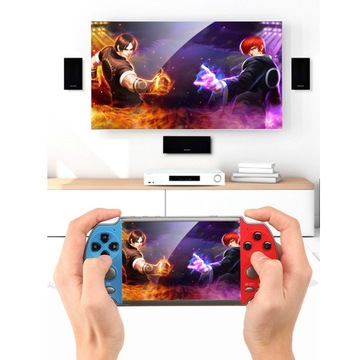МИНИ-ПОРТАТИВНАЯ ИГРОВАЯ КОНСОЛЬ РЕТРО X7 КАМЕРА С ПОЛЬСКИМ МЕНЮ, 1000 ИГР