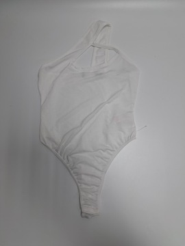 Boohoo białe damskie body z wycięciem M