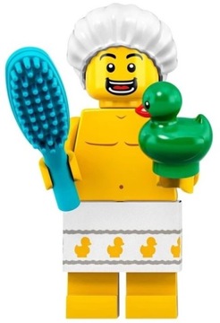 LEGO FIGURKA SERIA 19 CZYŚCIOSZEK SHOWER GUY 71025