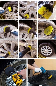 НАБОР ЩЕТКОВ ДЛЯ ОЧИСТКИ ДРЕЛИ И ОТВЕРТКИ С НЕЙЛОНОВЫМИ НАКЛАДКАМИ