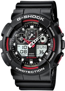 Мужские часы CASIO G-SHOCK GA-100-1A4ER + КОРОБКА