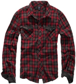 Koszula Brandit Duncan red/brown 3XL