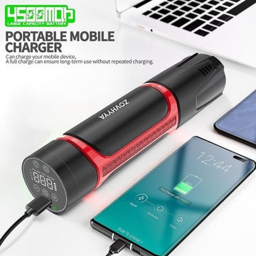 АККУМУЛЯТОРНЫЙ ВОЗДУШНЫЙ НАСОС ZOVHYYA 4500 МАЧ МИНИ-КОМПРЕССОР СО СВЕТОДИОДОМ