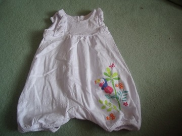 Rampers z kwiatkami 3-6m Mothercare