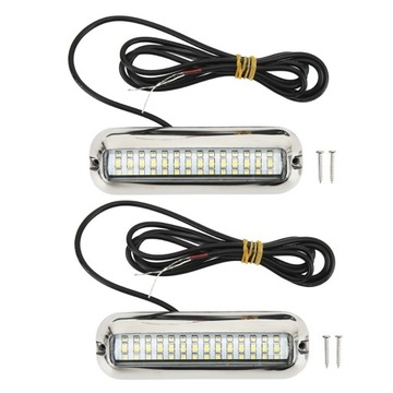 PODWODNE ŚWIATŁO DO ŁODZI WODOODPORNOŚĆ IP68 42LED NIEBIESKIE ŚWIATŁO