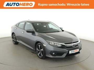 Honda Civic X Sedan 4d 1.6 i-DTEC 120KM 2018 Honda Civic automat klima auto navi grzane fotele, zdjęcie 9
