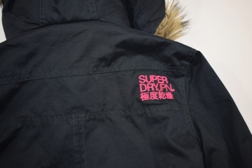 DŁUGA DAMSKA KURTKA ZIMOWA SUPERDRY PARKA ROZ.34/XS