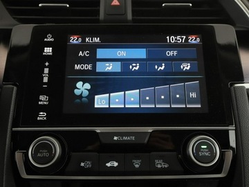 Honda Civic X Sedan 4d 1.5 VTEC Turbo 182KM 2017 Honda Civic automat LED navi klima auto kamera i, zdjęcie 24