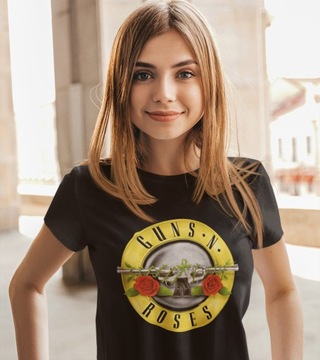 KOSZULKA DAMSKA DLA FANKI GUNS N' ROSES N T-SHIRT