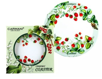 Подставки под кружки с клубникой