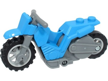 LEGO MOTOCYKL MOTOR KASKADERSKI NIEB LAZUR, NAPĘD