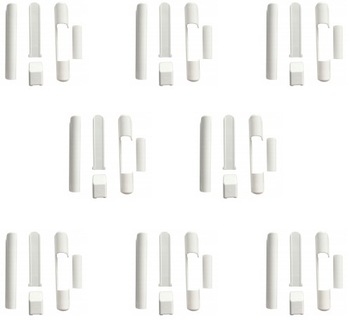 WHITE COVERS, заглушки на петли ROTO NT для окон, 8 комплектов
