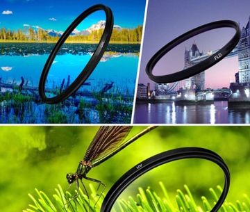 НАБОР ФИЛЬТРОВ CAMLIGHT 3 в 1, УФ-ФИЛЬТРЫ CPL FLD 58 мм