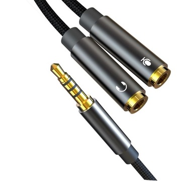 XO kabel audio jack - jack 3,5mm mikrofon 0,23 m