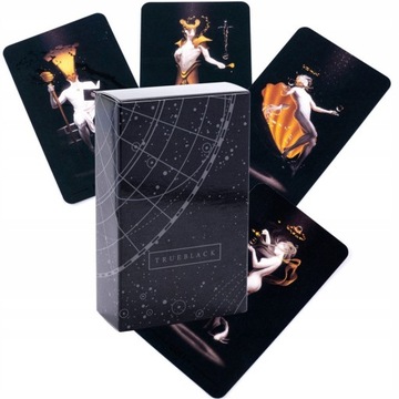 True Black Tarot Cards