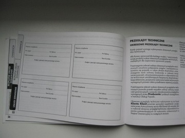 Alfa Romeo książka serwisowa gwarancyjna ALFA Romeo PL 04.2011 +naklejka